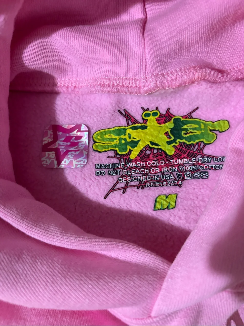 Pink Atlanta Graphic Hoodie Sweatshirt